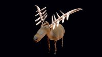Low-Poly Deer For Game Engine