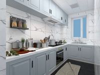 Kitchen with Kitchenware and Appliances 3500x1600 mm