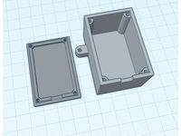 E-maxx 3906 Reciever box (with mounting tabs)
