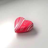 Strawberry Heart Shape Chocolate