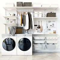 wall module Algot 13 washing machine  Laundry set