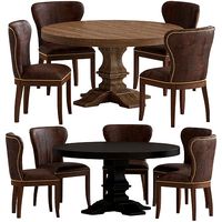 Coco Republic Irving Table and Richmond Chair
