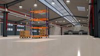 Warehouse with Office and Rack