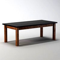 Tavolo da pranzo grande in teak XIX secolo