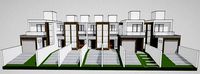 Modelo sobrados residencial - geminadas