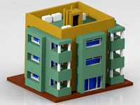Wargame scenery 1/285: Finished middle easter flant and the same flat in costruction
