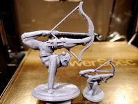 D&D Elf Archer Acrobat