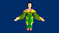 Low-Poly Character Style