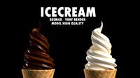 Ice Cream Cone 3D Model