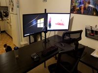 Ikea Dual Monitor Stand