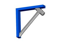 Sledge Hammer Shelf Brackets (Nuclear Tape Mount)