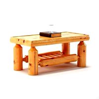 Cedar Log Coffee Table