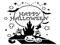 Happy Halloween stencil 2