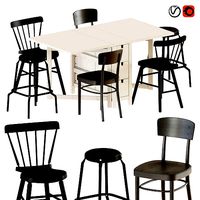 NORDEN GATELEG table and Chairs