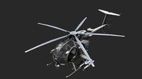AH6 AH-6 LittleBird MD500 MD530 Helicopter