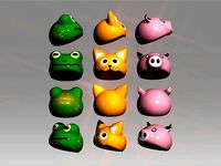CFP Animals Toy Helmets Collection