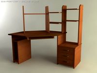 PC Table 3D Model