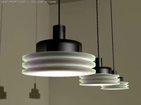 Spot "Disks" by Leucos 3D Model