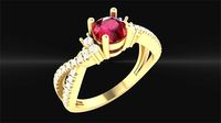 LADIES RING CWLR 1029 | 3D