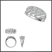 Personalized promise rings jcd | 3D