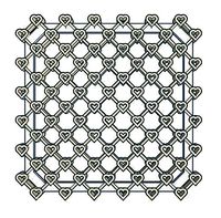 Cake Cookie Marker Grid Stencil | 3D