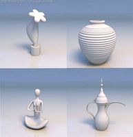 Accessories art pot 3D Model