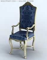 armchair dinning 3D Model