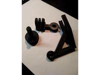 Ender 3 - Z axis clipon Cam mount for GoPro - PI