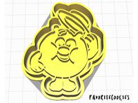 Cookie cutter, Bear Kopatich from cartoon "Smeshariki"