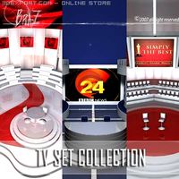 tv set collection 3D Model