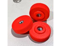 M6 Knurling with and without M6 Nut inlay