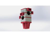 MPCNC Burly Totem Corners for 25.4mm Rails and 9mm Belt