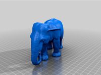 Elephant Elefant 3D Photo scan