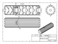 over barrel airsoft suppressor (parametric on Fusion 360)