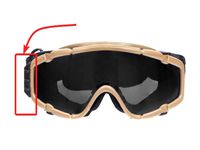 anti-fog fan plastic cover replacement for FMA side vented goggles/mask