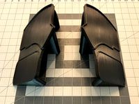 Kyria High Profile 45 degree tent with and without wrist rest holders