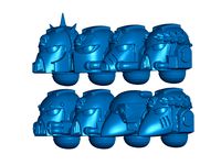 First Born Helmets (set of 8) Refrigerator / Whiteboard Magnets