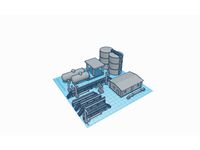 N Scale Oil Industry Parts