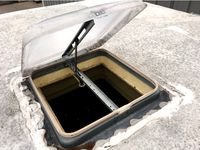 RV Camper Hatch Vent Roller Cam