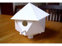 Icosahedron nest box / bird house
