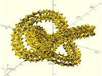 Hollow-out torus knot