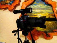 Flashlight XHP50 adapter for DSLR