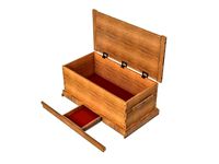 African Mahogany Blanket Chest
