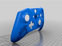 Xbox One S Custom Controller Shell: Monster Hunter Zinogre Edition