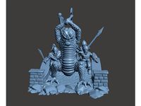 Battle On The Bridge Diorama