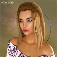 Prae-Nian Hair For G8 Daz