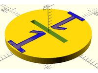 Numbered Mini Base, Skinny/Magnetic
