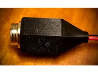 GX16 microphone connector backshell