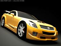 Cadillac XLR tuning 3D Model