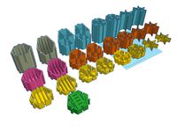 Mew Mew Modular Desk Tidy System variants